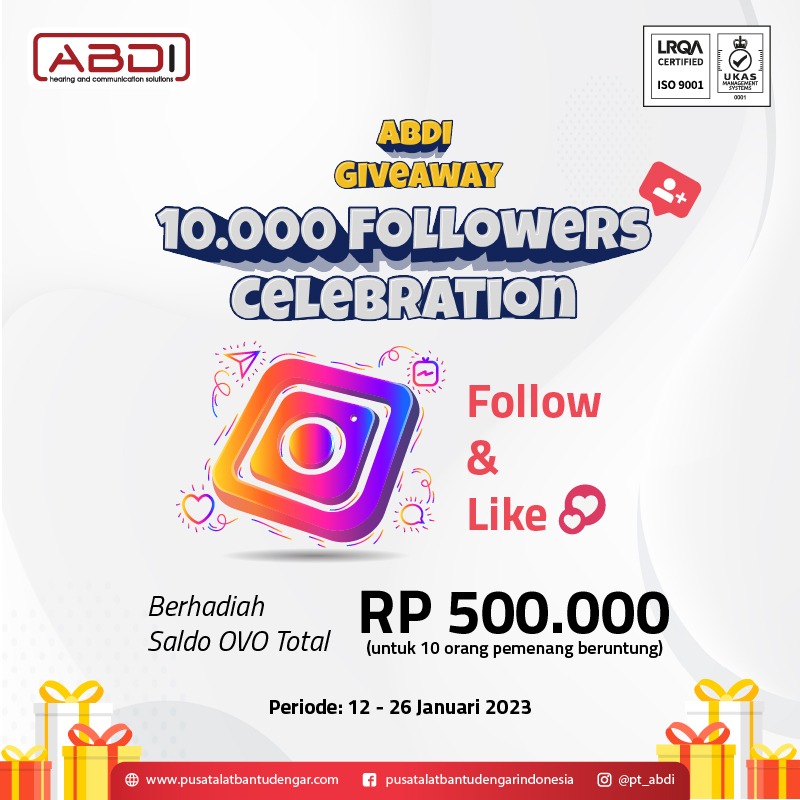 Pusat Alat Bantu Dengar Giveaway